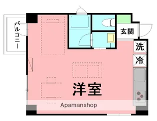 メゾンルートワン【3階】の間取り