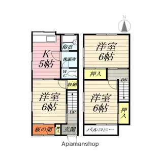 高野ハイツⅡ【1階】の間取り