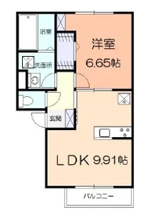 ECXIA Ⅱ【2階】の間取り