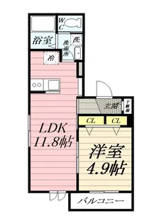 コンフェスト江の島【3階】の間取り