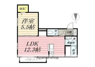 LAULEA湘南茅ヶ崎【2階】の間取り
