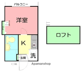 エクレールK−6【2階】の間取り