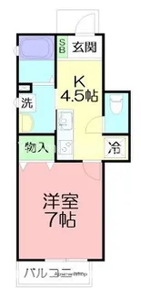 東海岸南ヒルズ【1階】の間取り