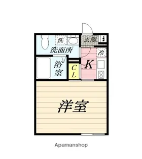 ラフィーネ大和【2階】の間取り