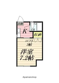 シャルム仲田Ⅱ【1階】の間取り