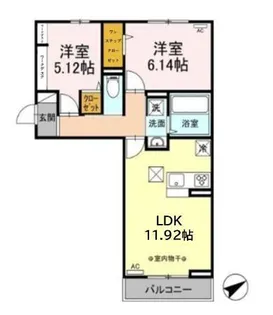ロイヤルスター【1階】の間取り