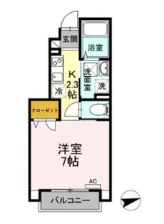 コーポマルスギ【1階】の間取り