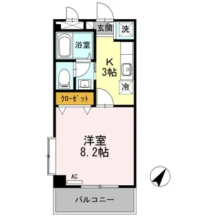ブランシュ【3階】の間取り