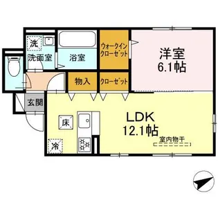 サーフサイドⅢ【1階】の間取り