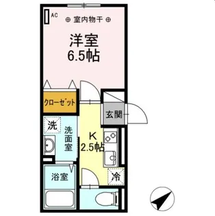 クレール藤沢Ⅱ【3階】の間取り