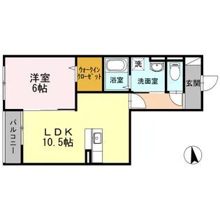 マ メゾン クラミ【3階】の間取り