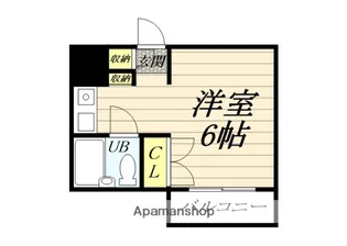 トップ桜ヶ丘第2【3階】の間取り