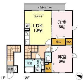 ラマージュIII【2階】の間取り