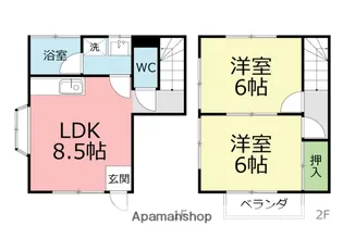 THREEARROWS【1階】の間取り