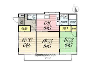 ニューハイツ【1階】の間取り
