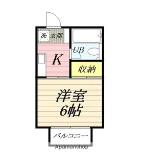 ビラマーサA【1-D号室】の間取り
