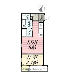 カーサ西鶴間【3階】の間取り