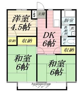 コーポサンライズ【101号室】の間取り
