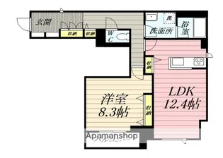 デュー ツゲタ【3階】の間取り
