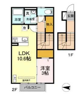 コート エム【2階】の間取り