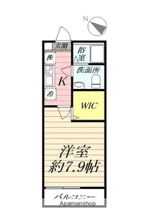 アザーレ・ディオン六会日大前【2階】の間取り