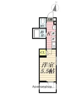 MERCER HILLS 伊勢原【1階】の間取り