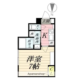 アザーレ・パッシオ藤沢長後【1階】の間取り