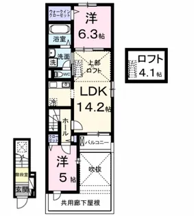 ひだまりガーデンテラスⅠ【2階】の間取り