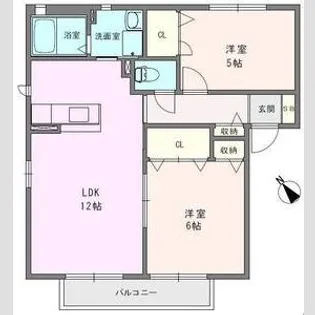 ボナールC【1階】の間取り