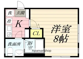ベルヴィ鶴間【3階】の間取り