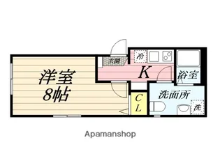 ベルヴィ鶴間【3階】の間取り