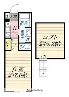 ブランシェつきみ野【2階】の間取り
