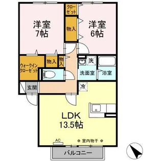 ラル フェリス【2階】の間取り