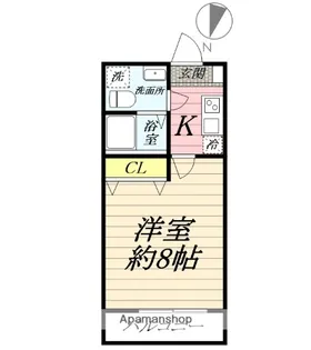 アザーレ・キュリオス伊勢原【3階】の間取り