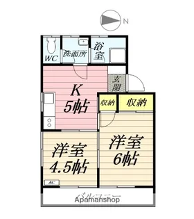 サザンハイツ【2階】の間取り
