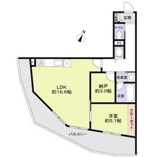 THE TAKASUNA KULTURCE【1階】の間取り