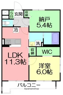 リベルタ【4階】の間取り