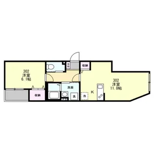 ブルーム長後【3階】の間取り
