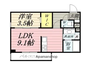 SING WITH ME【3階】の間取り