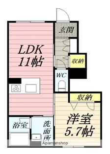 グレイスパーク湘南茅ヶ崎Ⅱ【1階】の間取り