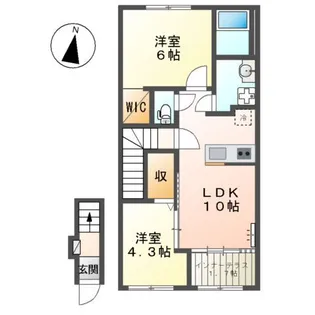 CRARITY【2階】の間取り