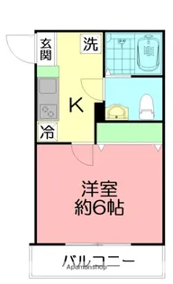ロジュマン東海大学前【3階】の間取り