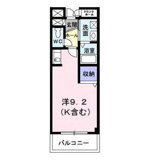 ツインスターB【2階】の間取り
