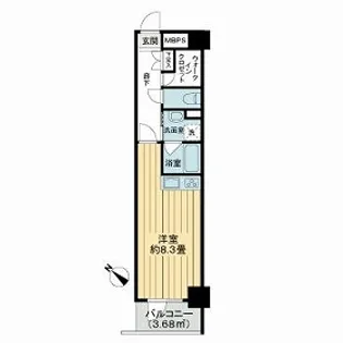 ライオンズプラザ平塚【2階】の間取り