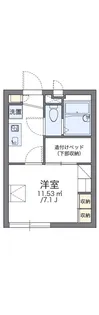 レオパレスカトレアⅡ【1階】の間取り