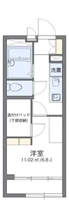 レオパレス湯河原VILLA【103号室】の間取り