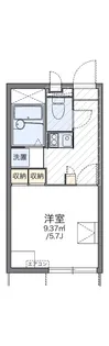 レオパレスサンレジデンス湘南【1階】の間取り
