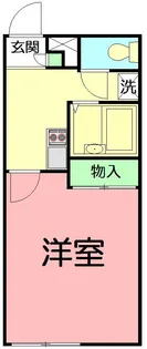 レオパレスリバーサイドパレス【1階】の間取り