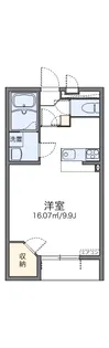 レオネクスト開戸【104号室】の間取り