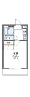 レオパレスAMOUR【2階】の間取り